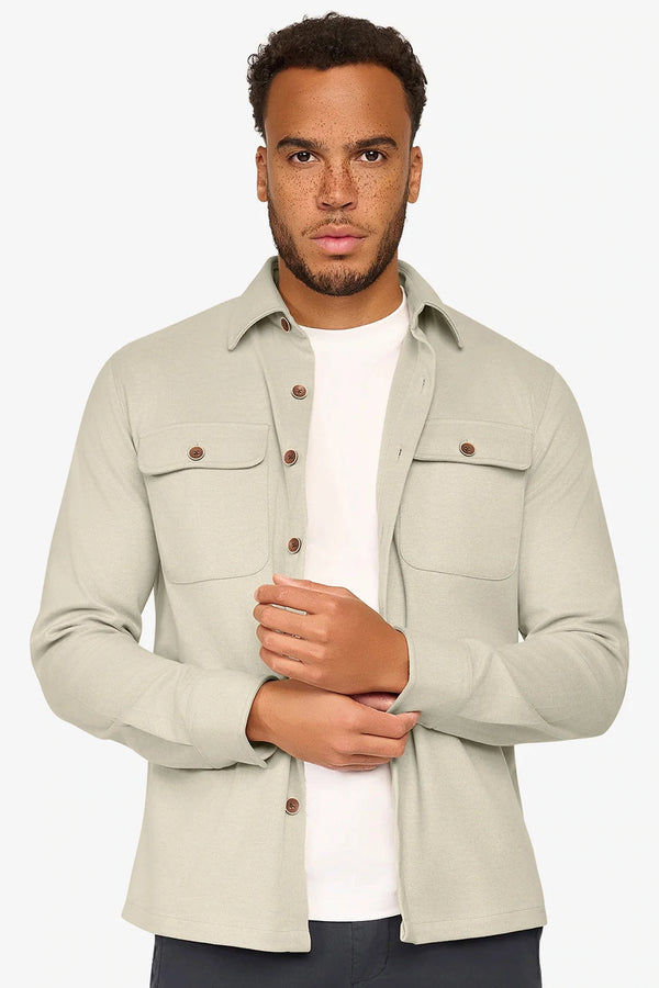 Twist Overshirt Light Beige