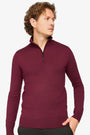 Zipper pullover Simon Bordeaux