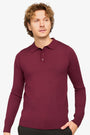 Long Sleeve Polo Ralf Bordeaux