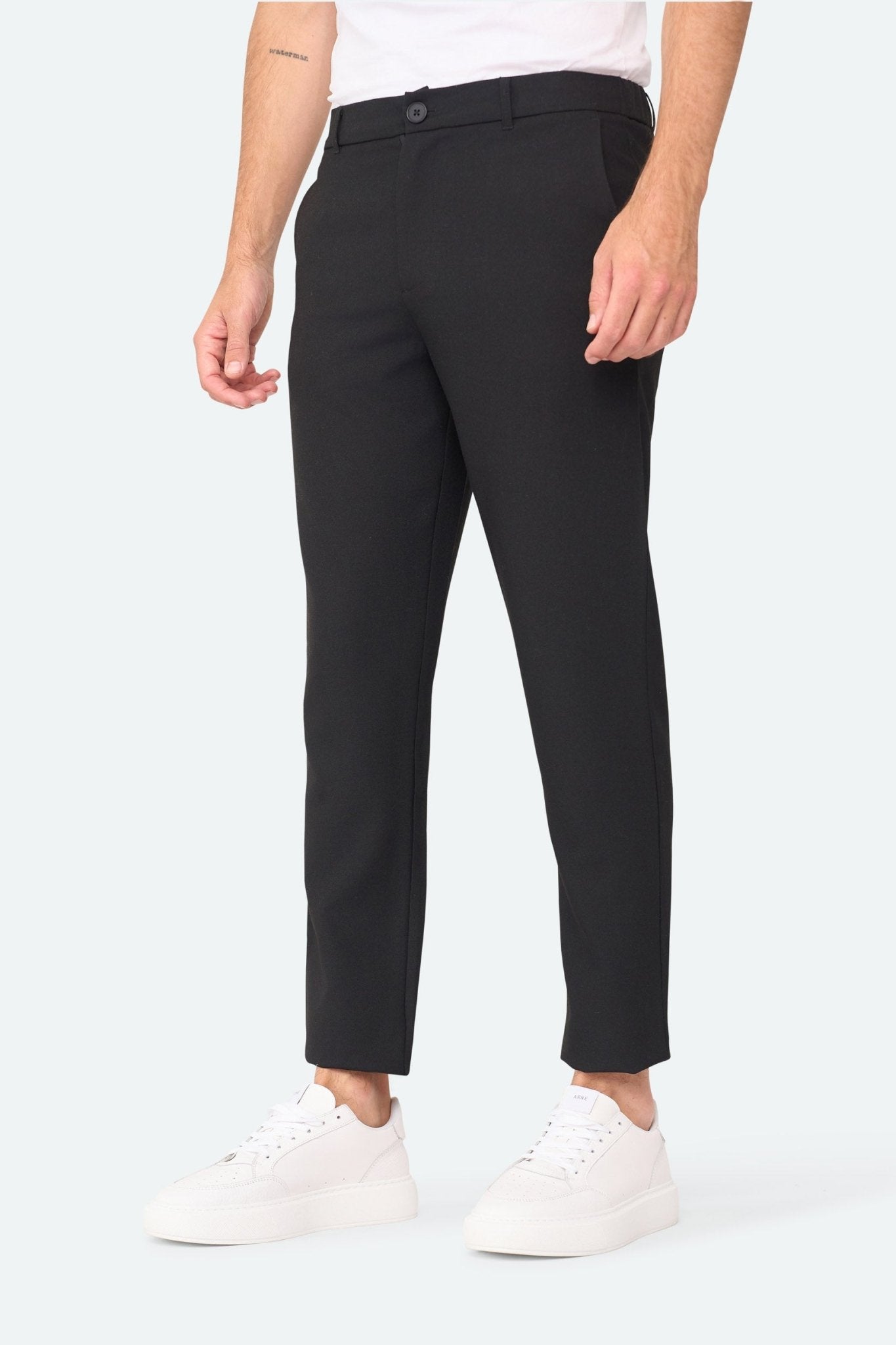 Mens Pant Crown Black - Solution Clothing