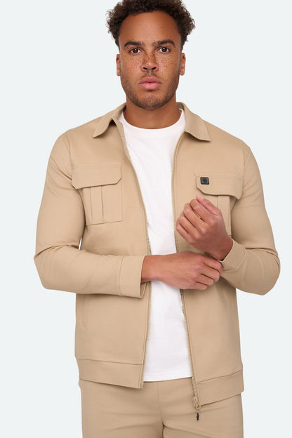 Overshirt Sjack Beige - Solution Clothing