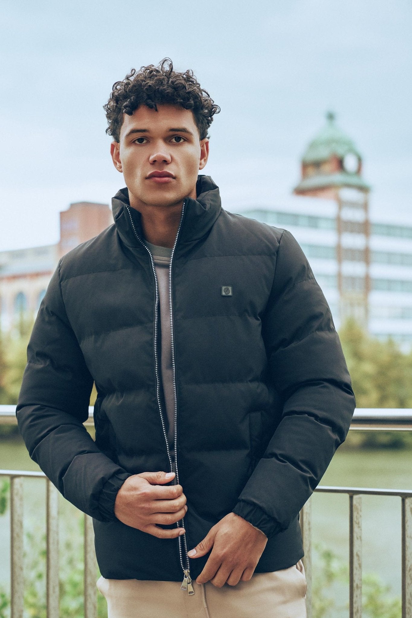 Puffer jacket Jacky Black - Solution Clothing