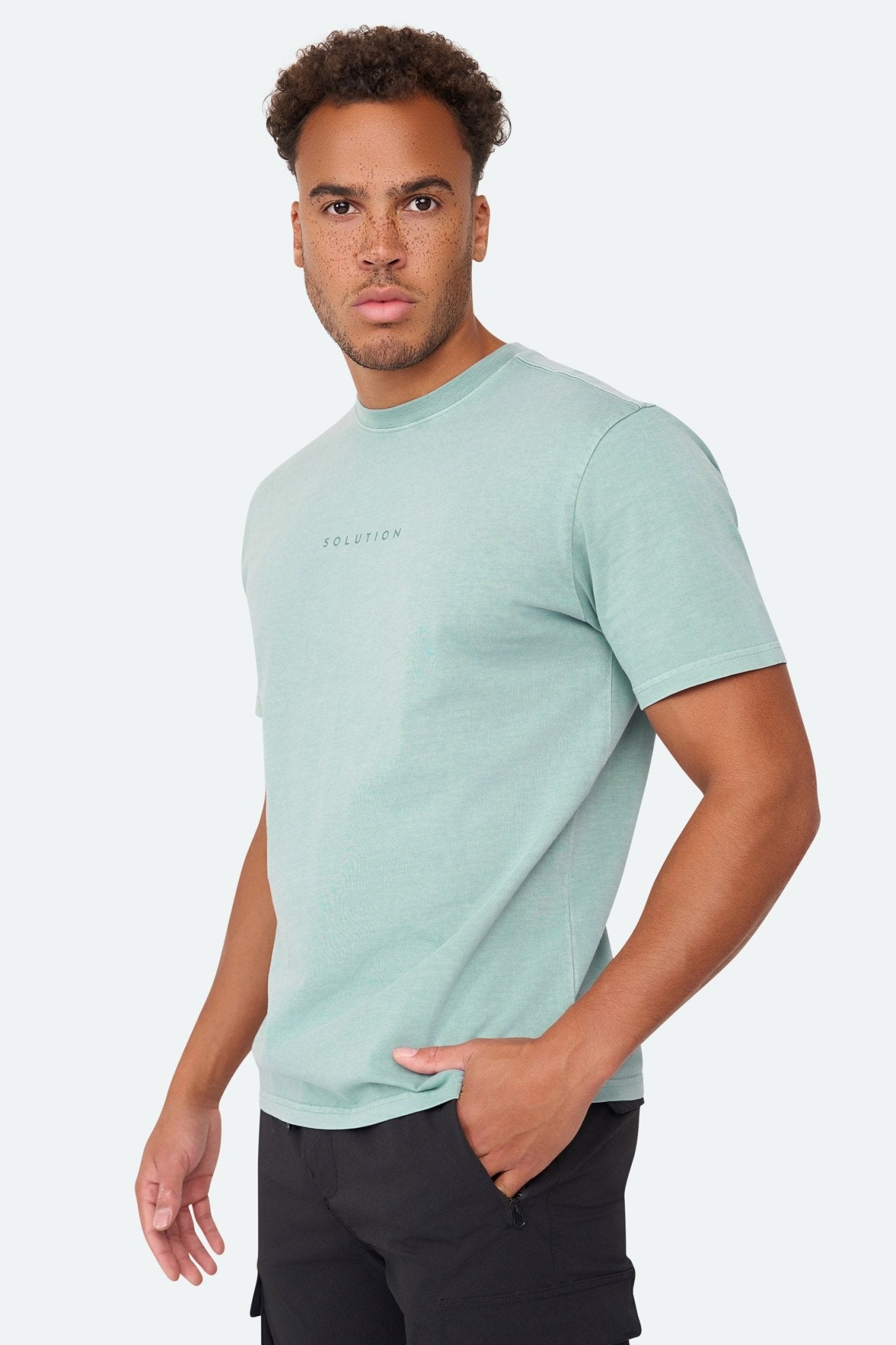 Race Tee Green - Solution Clothing